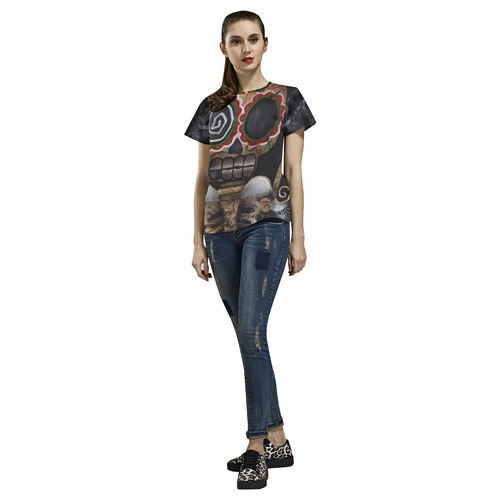 Angel All Over Print T-Shirt for Women (USA Size) (Model T40)