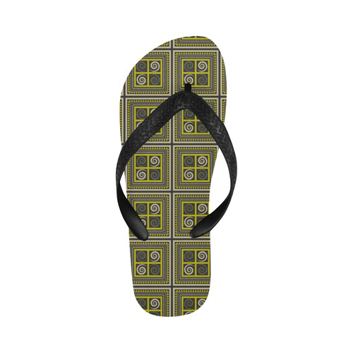 African Fabric Flip Flops for Men/Women (Model 040)