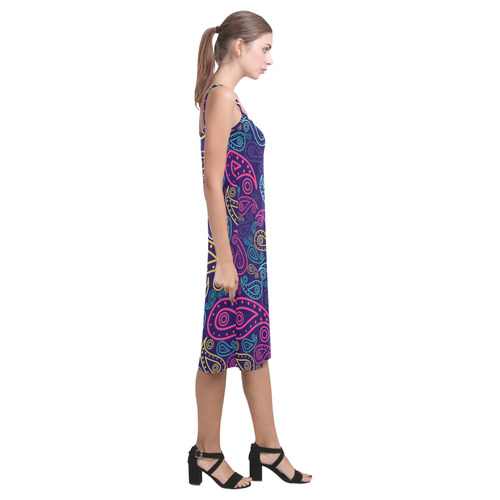 paisley Alcestis Slip Dress (Model D05)