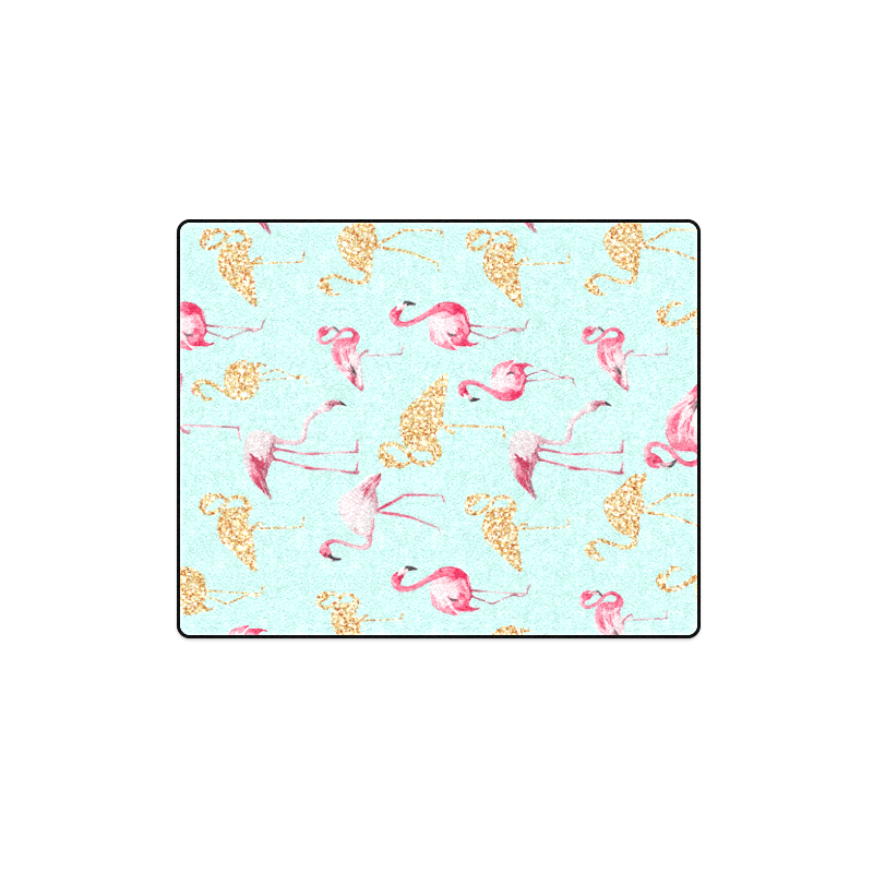 Flamingo (blue) Blanket 40"x50"