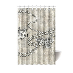 Decorative design, damask Shower Curtain 48"x72"