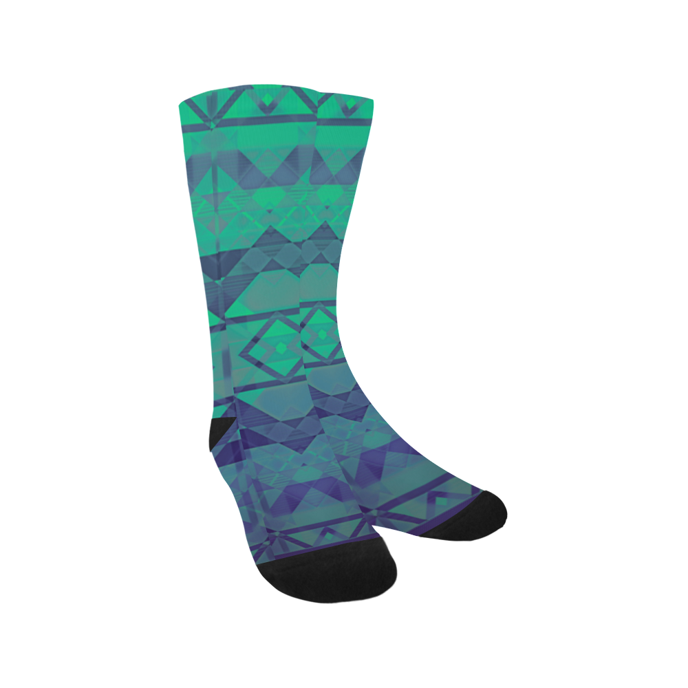 Sci-Fi Dream Geometric design Modern style Trouser Socks