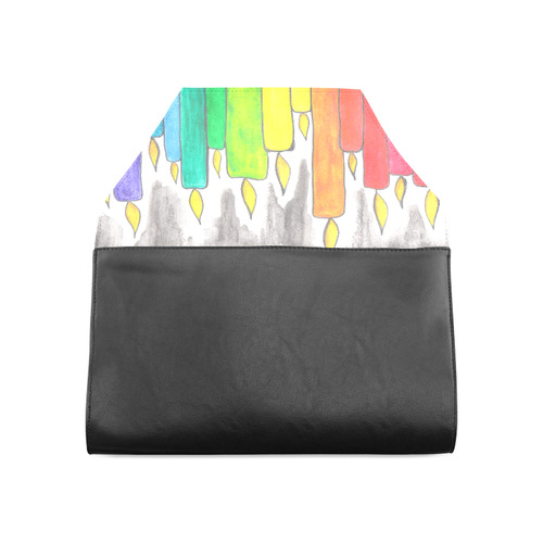 Rainbow candle Clutch Bag (Model 1630)