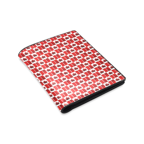 Canada Flag Wallets Leather Canada Wallets Men's Leather Wallet (Model 1612)