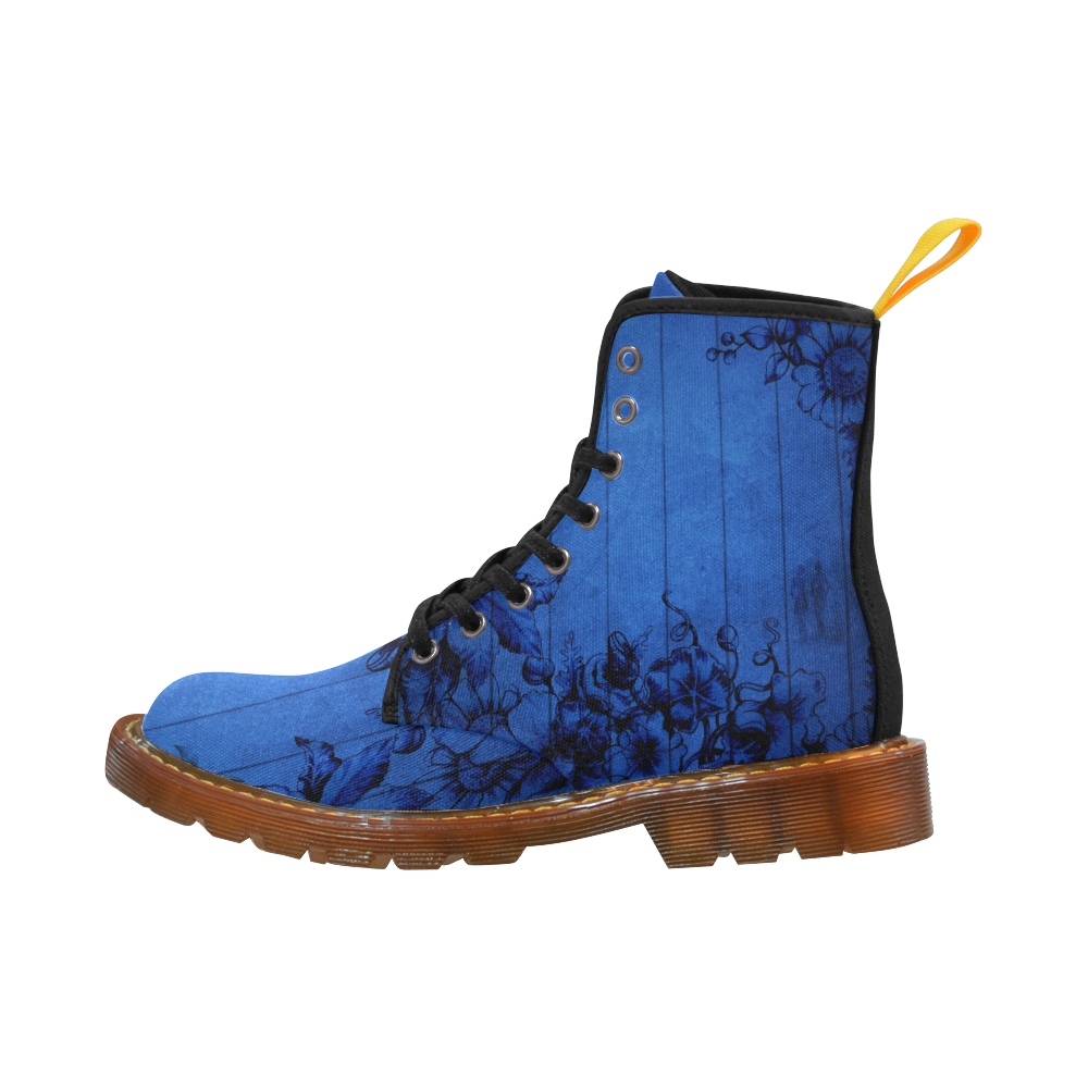 Blue Wall Flowers Martin Boots For Women Model 1203H