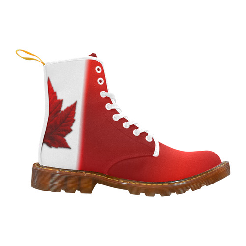 Canada Flag Men's Boots Canada Souvenir Shoes Martin Boots For Men Model 1203H