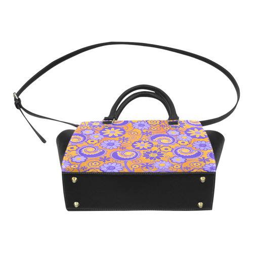 Juleez Flower Design Colorful Shoulder Handbag Classic Shoulder Handbag (Model 1653)
