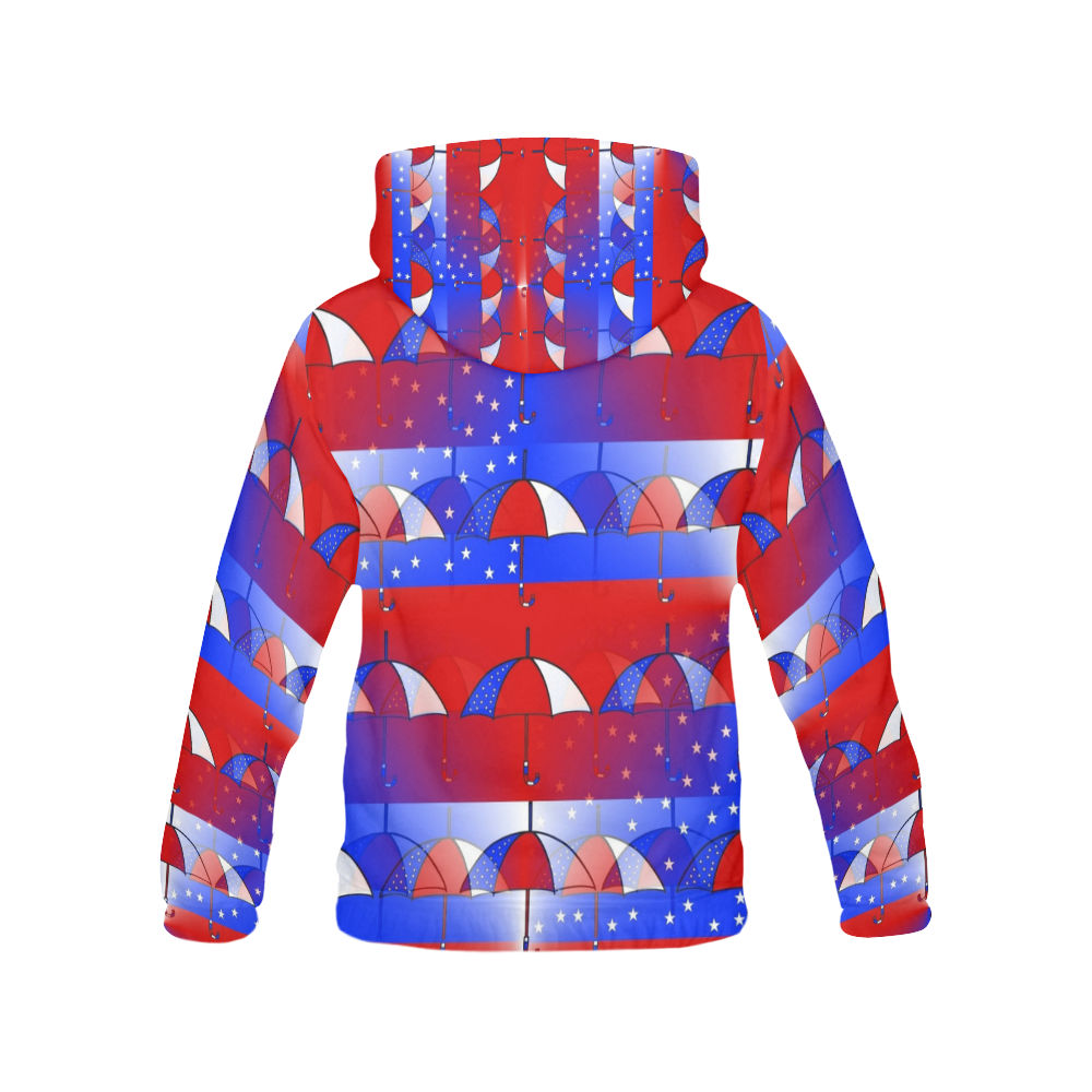 USA Umbrella Pop by Popart Lover All Over Print Hoodie for Men (USA Size) (Model H13)