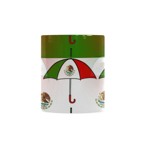 Mexico Umbrella Pop by Popart Lover White Mug(11OZ)