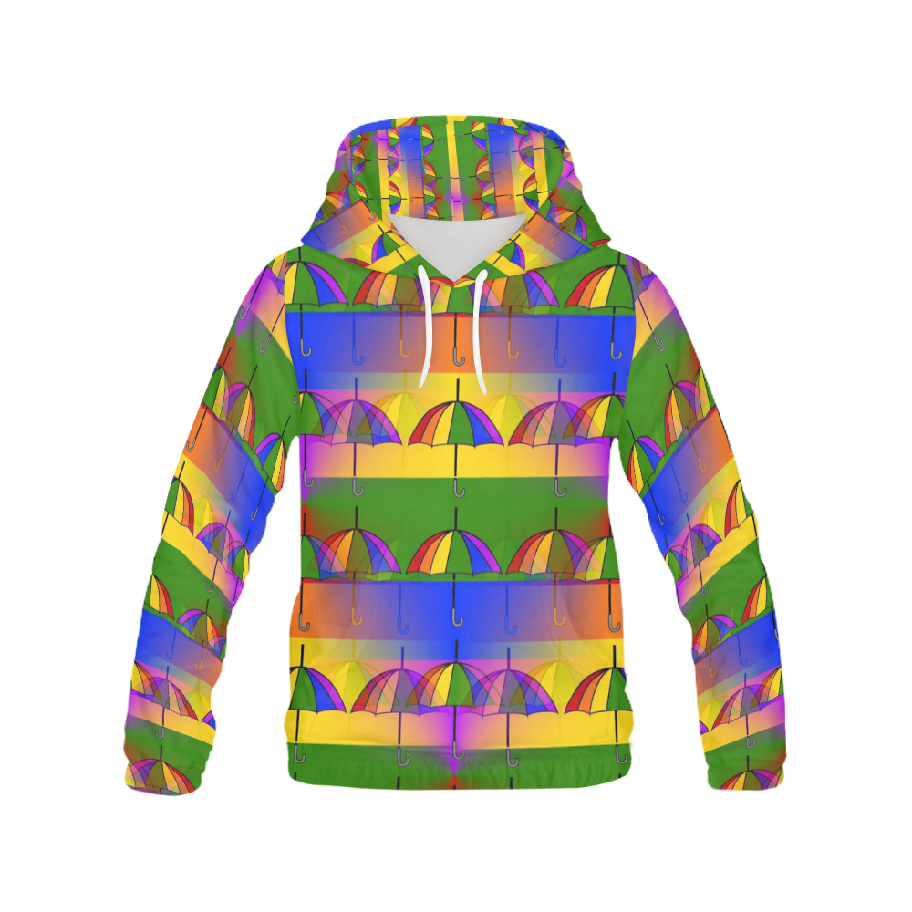 Pride Umbrella Pop by Popart Lover All Over Print Hoodie for Men (USA Size) (Model H13)