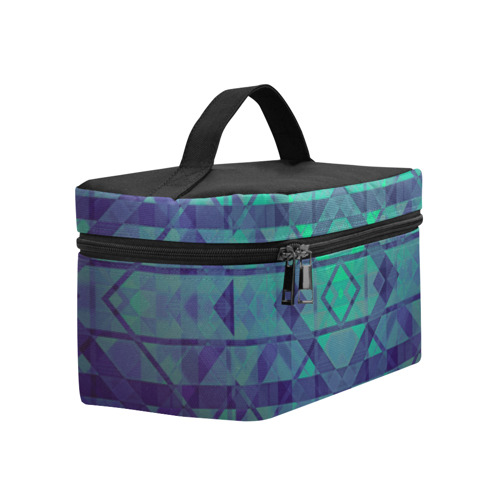 Sci-Fi Dream Geometric design pattern Modern style Cosmetic Bag/Large (Model 1658)