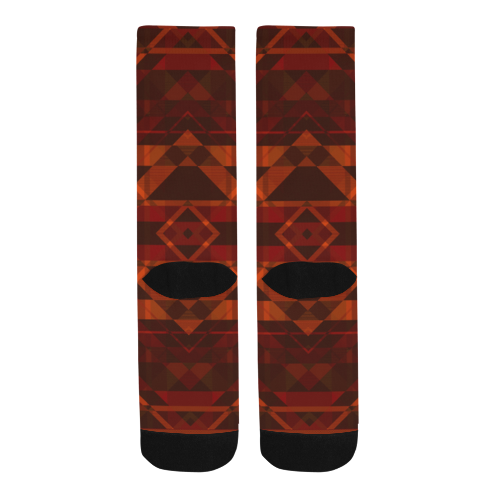 Sci-Fi Horror  Geometric design Modern style Trouser Socks