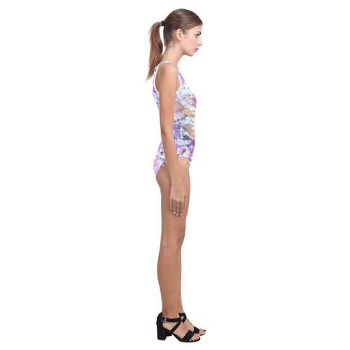 Fantasy Power Painting 1B by FeelGood Vest One Piece Swimsuit (Model S04)