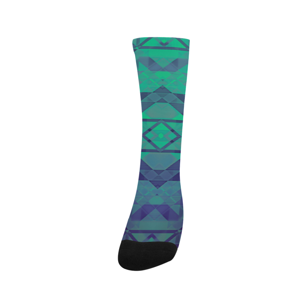 Sci-Fi Dream Geometric design Modern style Trouser Socks