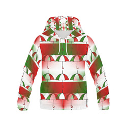 Italy Umbrella Pop by Popart Lover All Over Print Hoodie for Men (USA Size) (Model H13)