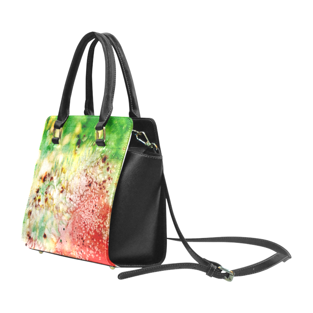 Watermelon Spin Rivet Shoulder Handbag (Model 1645)