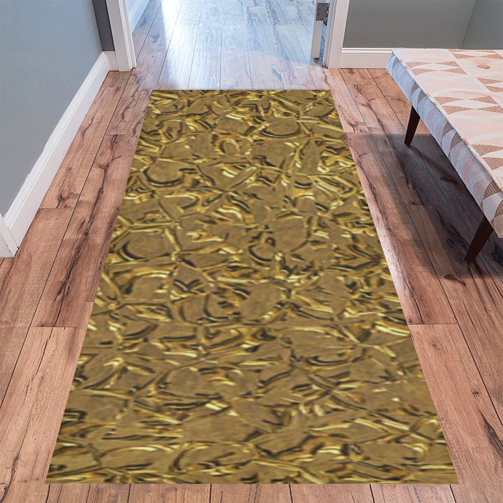 Sparkling Metal Art A by FeelGood Area Rug 9'6''x3'3''