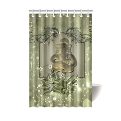 The indian elephant Shower Curtain 48"x72"