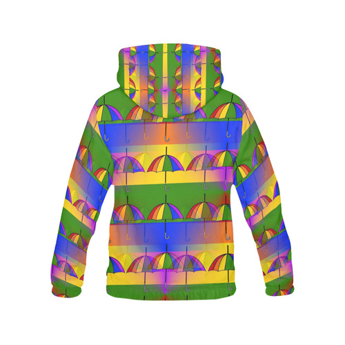Pride Umbrella Pop by Popart Lover All Over Print Hoodie for Men (USA Size) (Model H13)