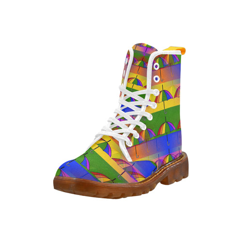 Pride Umbrella Pop by Popart Lover Martin Boots For Women Model 1203H