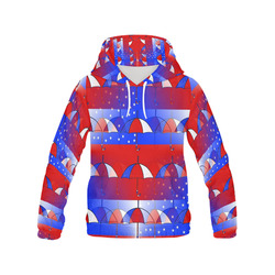USA Umbrella Pop by Popart Lover All Over Print Hoodie for Men (USA Size) (Model H13)