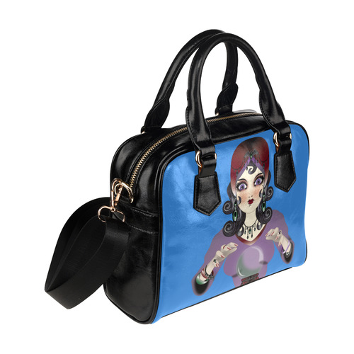 Fortune Teller Purse Shoulder Handbag (Model 1634)