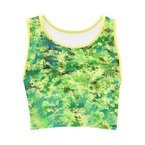 Fantasy Power Painting 1C by FeelGood Women's Crop Top (Model T42)