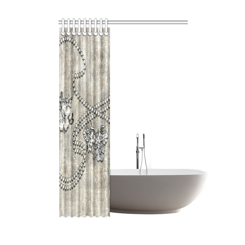 Decorative design, damask Shower Curtain 48"x72"