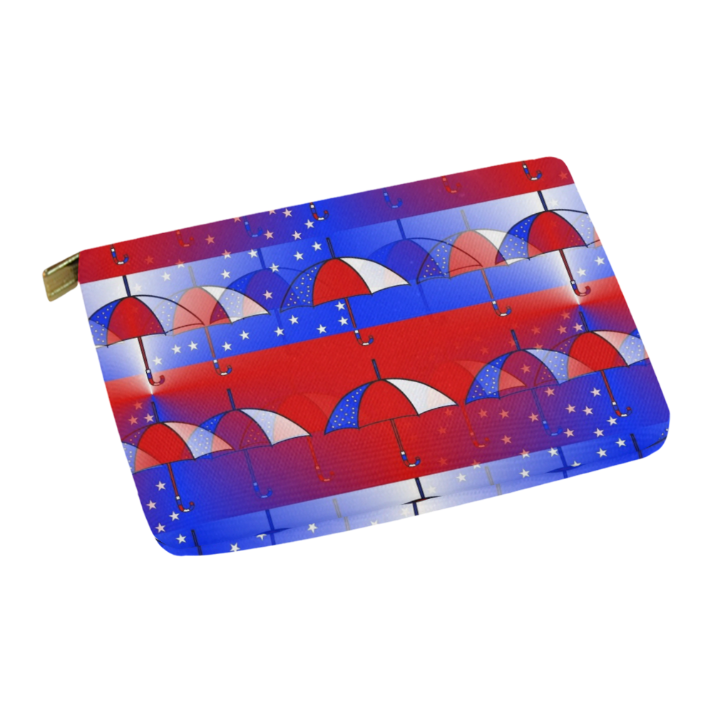 America Umbrella Pop by Popart Lover Carry-All Pouch 12.5''x8.5''