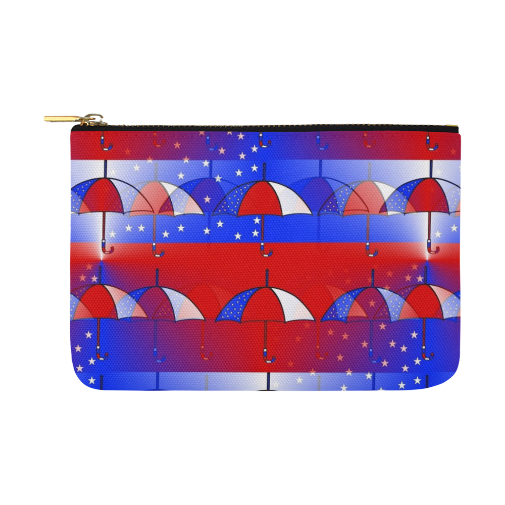 America Umbrella Pop by Popart Lover Carry-All Pouch 12.5''x8.5''