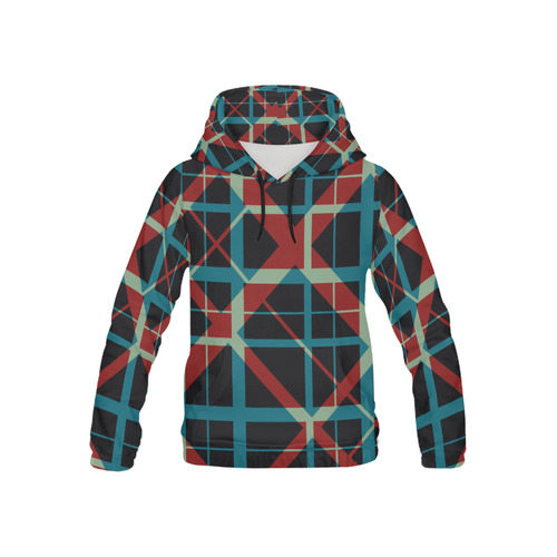 Plaid I Hipster style plaid pattern All Over Print Hoodie for Kid (USA Size) (Model H13)