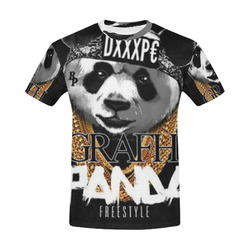 Panda All Over Print T-Shirt for Men (USA Size) (Model T40)