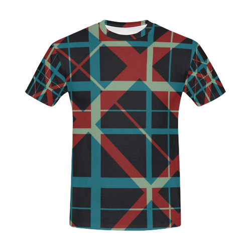 Plaid I Hipster style plaid pattern All Over Print T-Shirt for Men (USA Size) (Model T40)