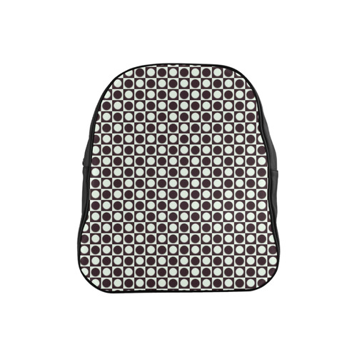friendly retro pattern H by Feelgood School Backpack (Model 1601)(Small)