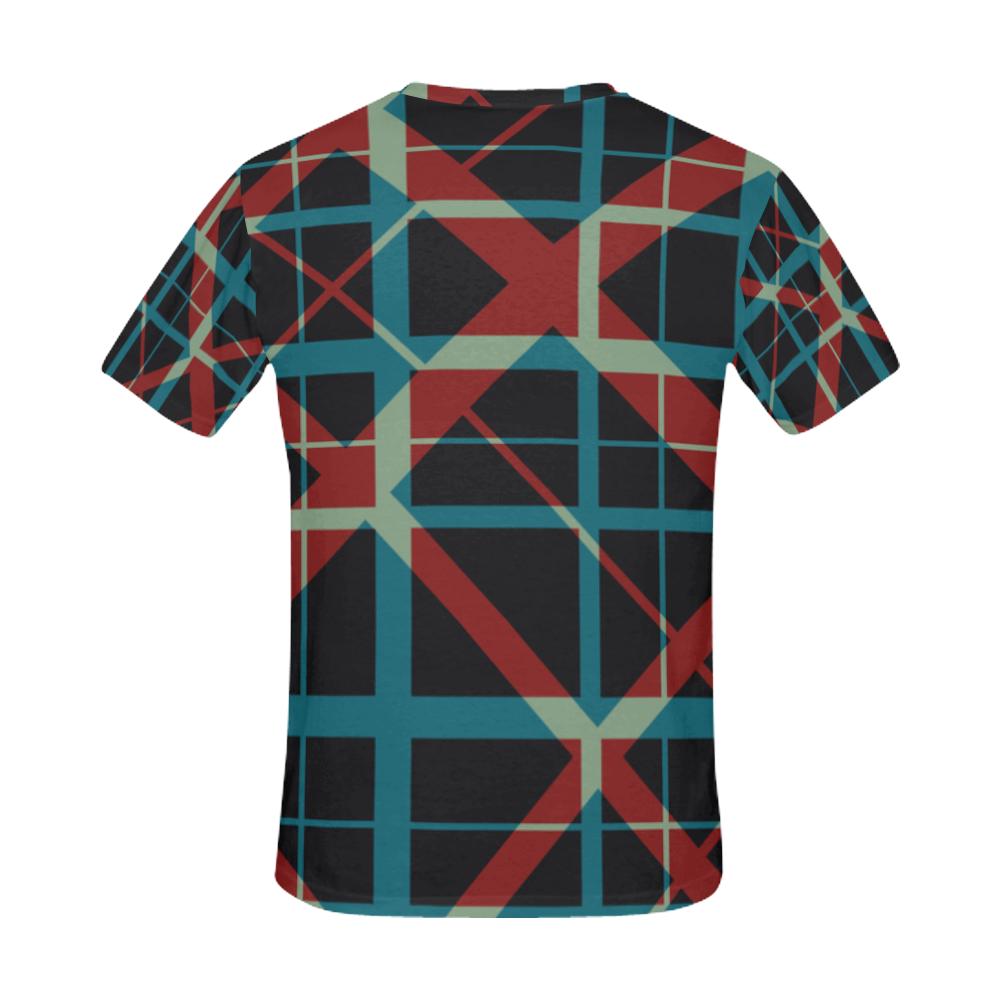 Plaid I Hipster style plaid pattern All Over Print T-Shirt for Men (USA Size) (Model T40)