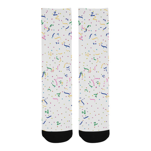 Confetti and  Party Streamers Trouser Socks