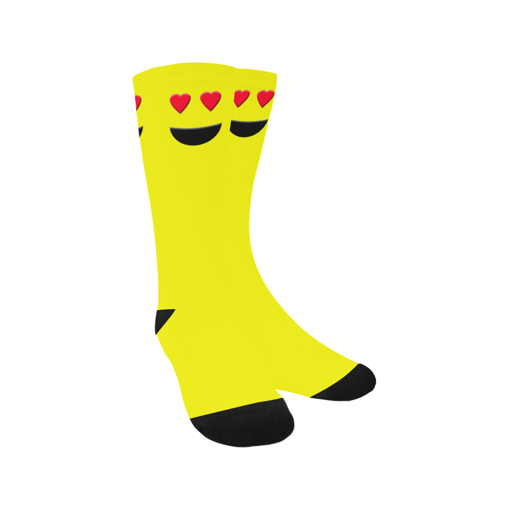 Emoticon Smiley Emoji Trouser Socks | ID: D1502316