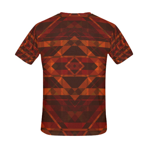 Sci Fi  Horror Geometric design All Over Print T-Shirt for Men (USA Size) (Model T40)