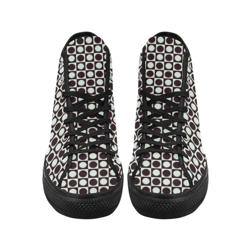 friendly retro pattern H by Feelgood Vancouver H Women's Canvas Shoes (1013-1)