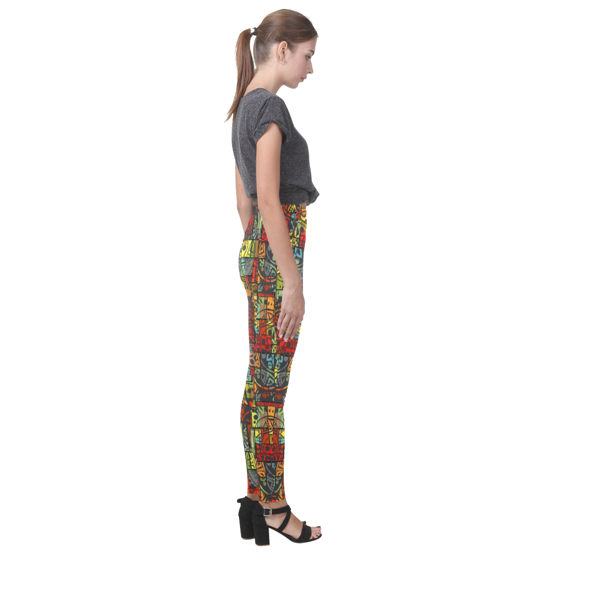 0-010 Cassandra Women's Leggings (Model L01)