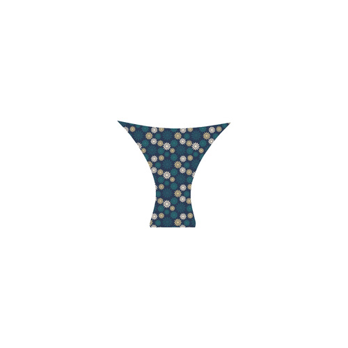 Blue Symbolic Camomiles Floral Custom Bikini Swimsuit (Model S01)