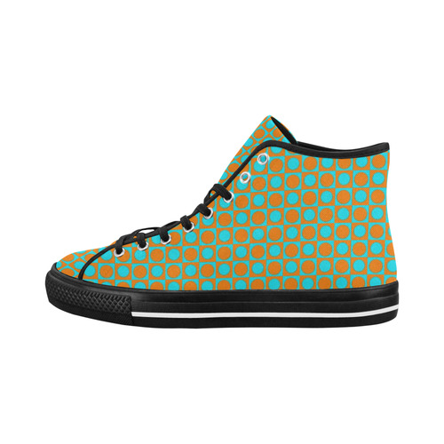 friendly retro pattern D by Feelgood Vancouver H Women's Canvas Shoes (1013-1)