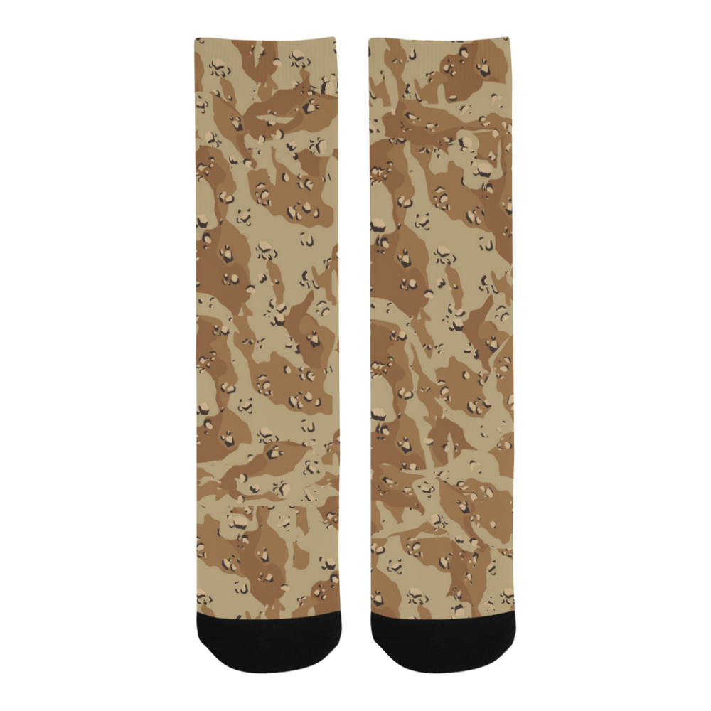 Desert Camouflage Pattern Trouser Socks | ID: D1502364