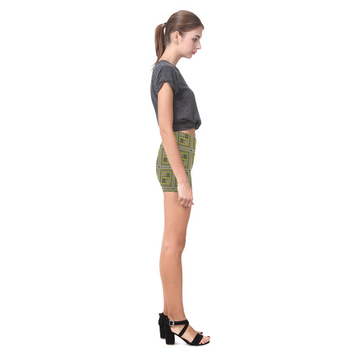African Fabric Briseis Skinny Shorts (Model L04)