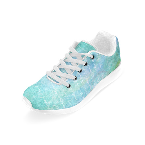 Blue Green Punk Women’s Running Shoes (Model 020)