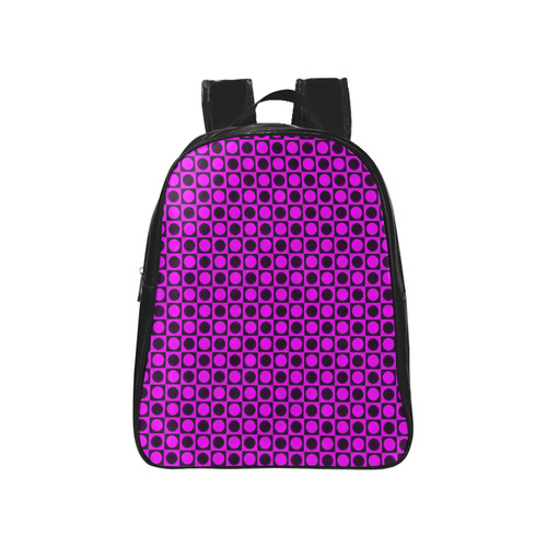 friendly retro pattern G by Feelgood School Backpack (Model 1601)(Small)