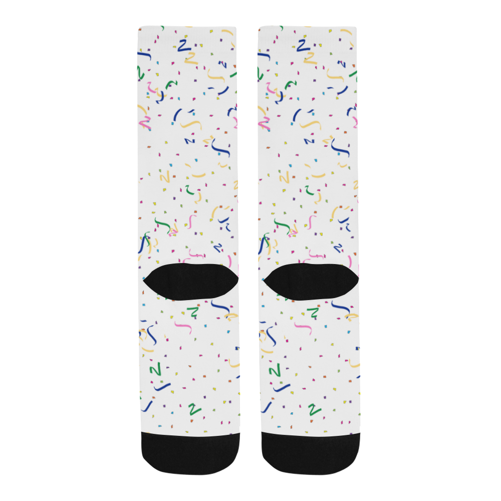 Confetti and  Party Streamers Trouser Socks