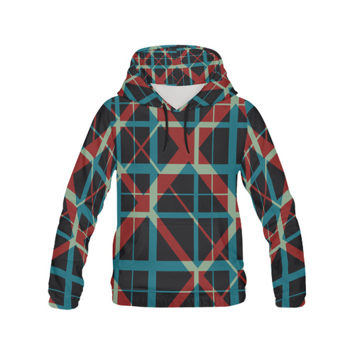 Plaid I Hipster style plaid pattern All Over Print Hoodie for Men (USA Size) (Model H13)