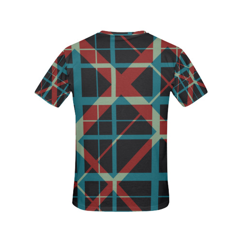 Plaid I Hipster style Plaid pattern All Over Print T-Shirt for Women (USA Size) (Model T40)