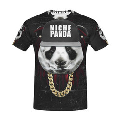 Panda All Over Print T-Shirt for Men (USA Size) (Model T40)